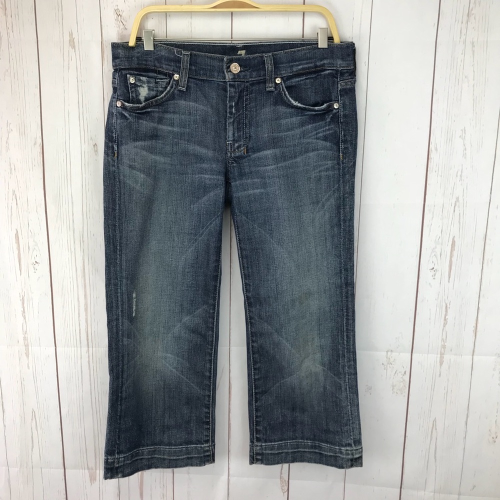 7 For All Mankind Crop DOJOS Size 27